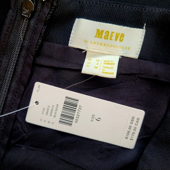 NWT Maeve x Anthropologie Magdalena Spaghetti Strap V-Neck High Rise Jumpsuit 6 - Picture 7 of 12